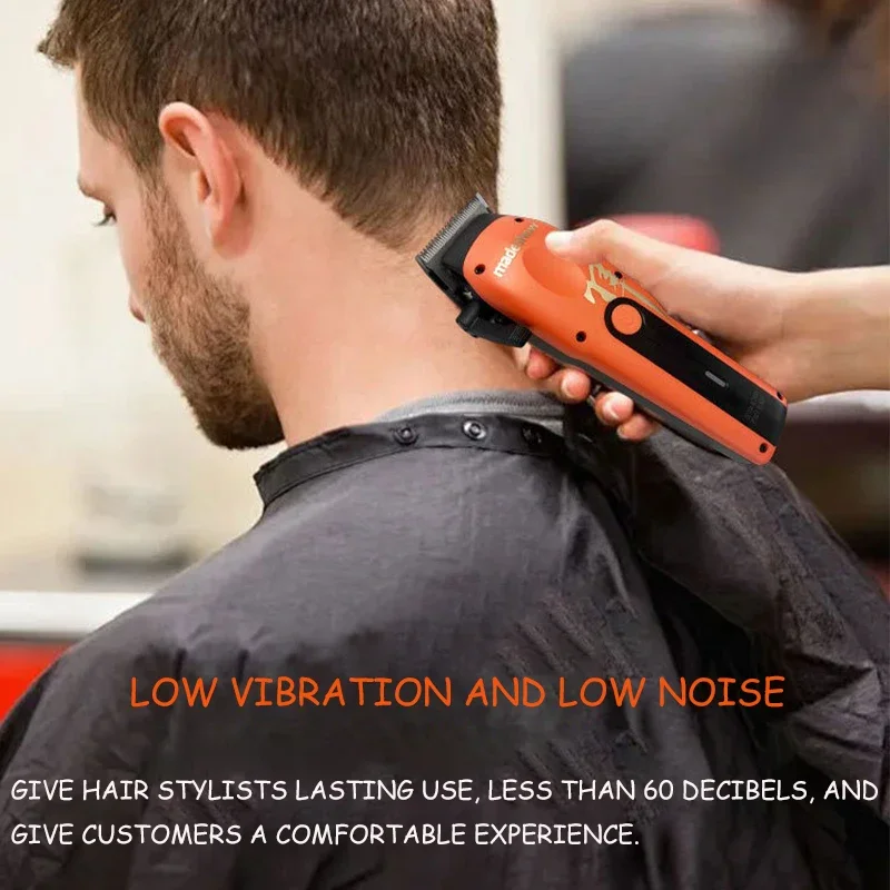 Madeshow M15 Professional Hair Clipper 6800 RPM Barber Haircutting Machine, Washable Blades, Salon and Home Use view 6
