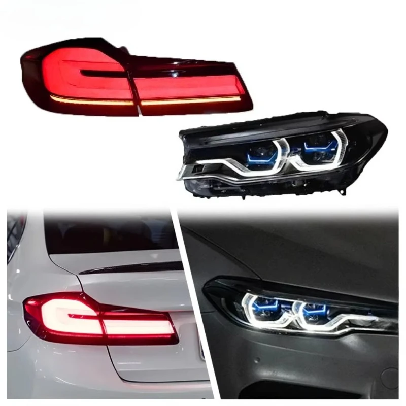 

G30 Headlight Dual Color G30 Taillight 2018-2020 5 Series Set Custom Upgrade Ikon Style LED DRL Lamp Plug and Play
