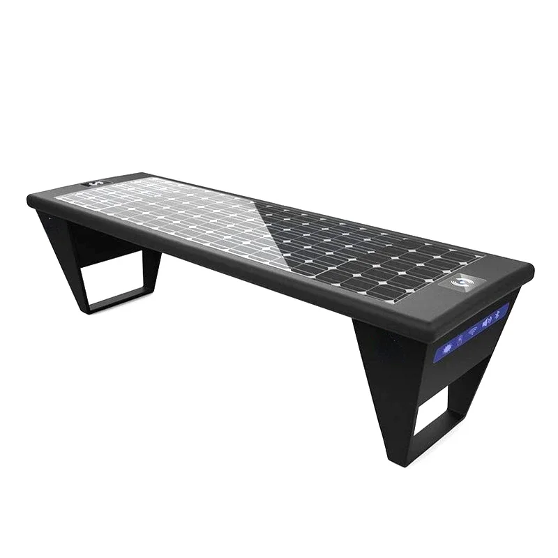 Solar Park Seat Smart Photovoltaic Seat Outdoor Multifunctional Smart Bluetooth Charging Scenic Rest Bench