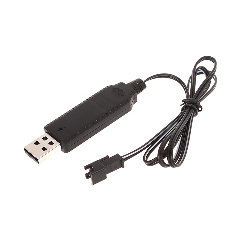 Length 65cm USB Charger Cable For 3.7V Lithium Battery Charger SM-2P Forward RC Car Aircraft Parts RC Quadcopter Toy Aircraft