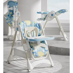 Foldable Children's Dining Chair Multifunctional Children's Dining Chair Adjustable Seat Height and Backrest Baby dining chair