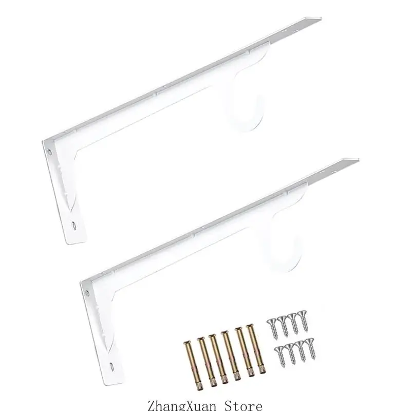 Starke Metall-Doppelhakenhalterungen, Upgrades zur Maximierung des Stauraums Kleiderschrank, 3 x – Detail 4