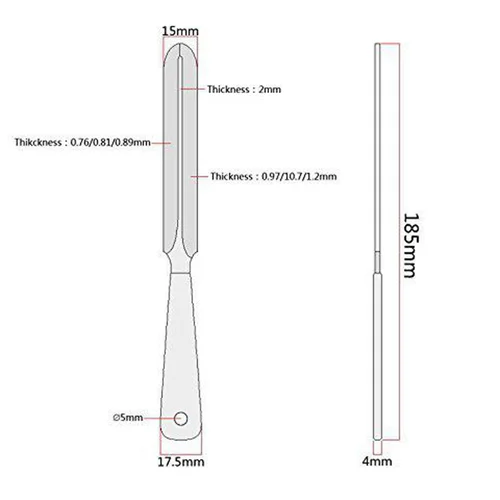 Imagen 2 del producto Miwayer 3 unids/set limas de tuerca de guitarra/lima de molienda de ranura de sillín de tuerca profesional/herramientas de reparación de instrumentos de cuerda compatibles