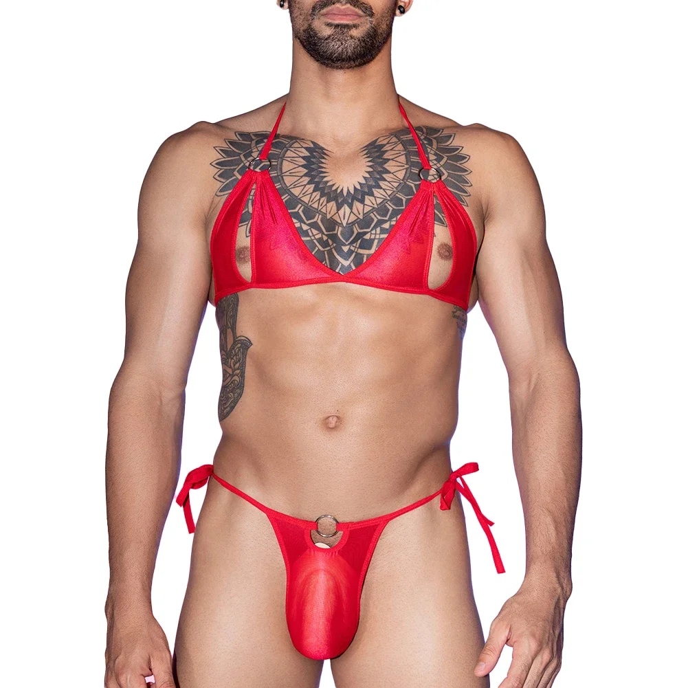 Мужские сексуальные трусы с низкой талией, нижнее белье, трусики-мешочки, гладкое нижнее белье, стринги с Т-образной спинкой, U-образные выпуклые стринги с мешочком