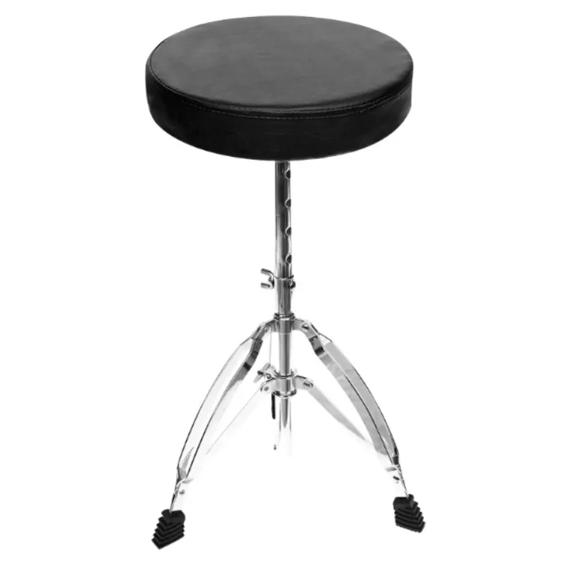 Height Adjustable Heavy Duty Padded Drum Throne Stool Universal Drum Piano Guitar Seat Accessory
