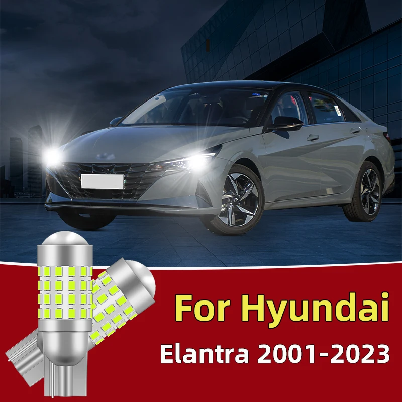 

2 шт. T10 светодиодные лампы для парковки автомобиля для Hyundai Elantra 2001- 2016 2017 2018 2019 2020 2021 2022 2023 внутренние габаритные огни