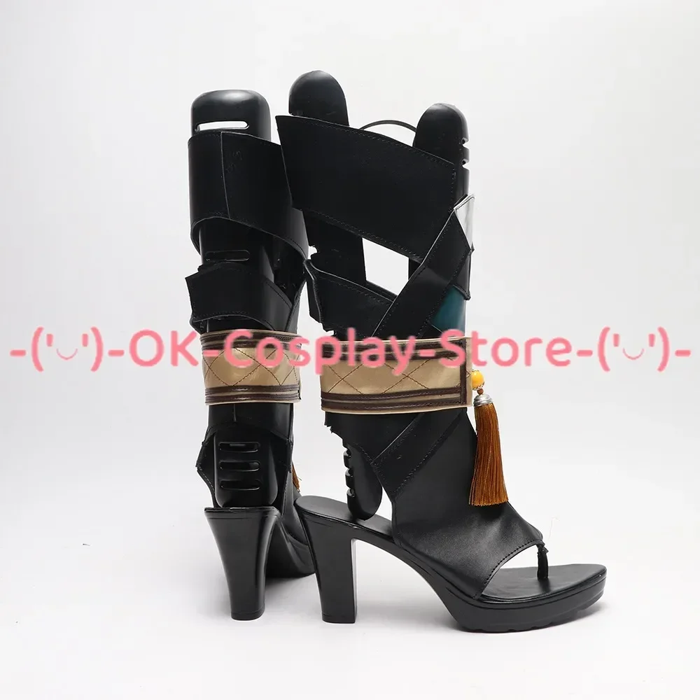 [Personalizzato] Honkai Star Rail Hanya Scarpe Cosplay Gioco Anime Gioco di ruolo Costume Prop Halloween Carnevale Festa Stivali in pelle PU