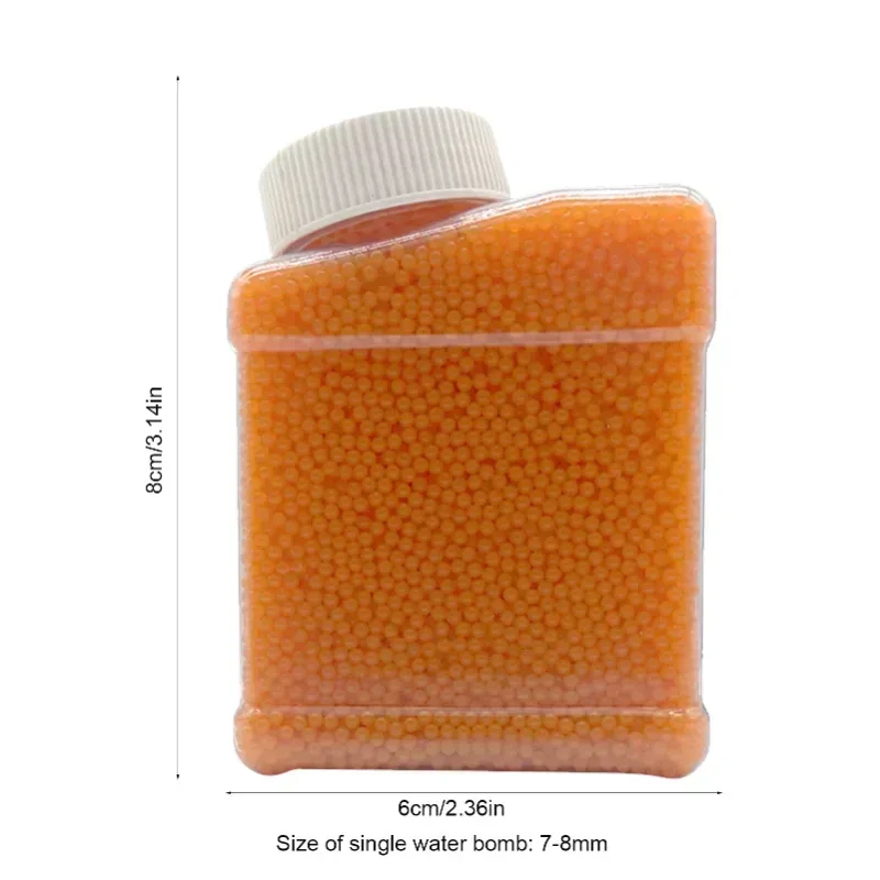 30000 uds/botella de cristal de barro, mezcla de colores, Color puro, cuentas de agua de polímero de hidrogel, juguete para niños, decoración del hogar, regalo de fiesta de boda