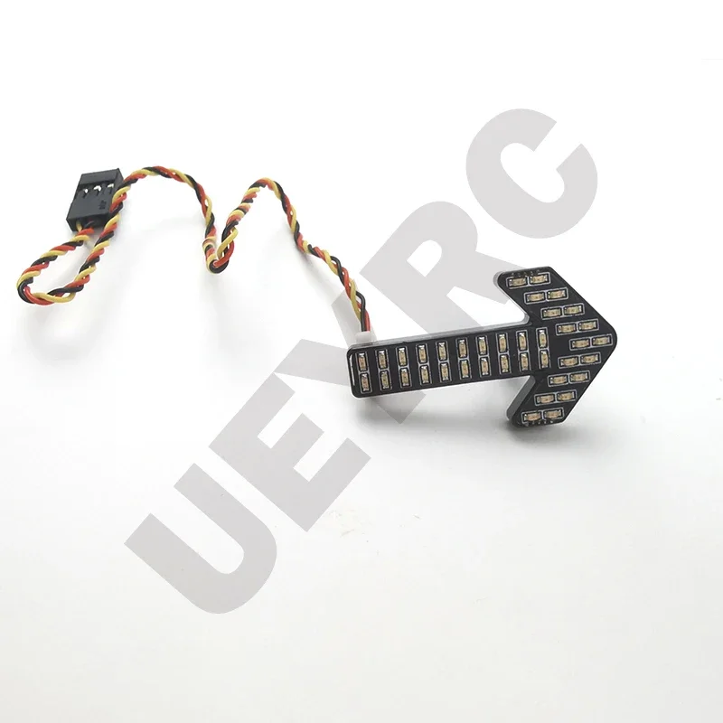 LED Arrow Indicator Light 4 Modes Running Water Lamp Parts for 1/14 Tamiya RC Truck Tipper SCANIA 770S 56368 VOLVO BENZ MAN Dit