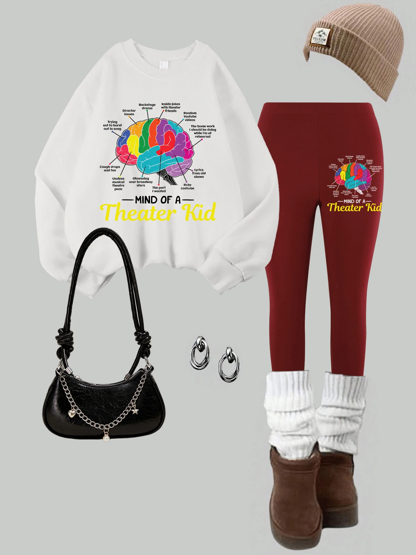 2 pezzi donne giocattoli prima dei ragazzi stampe di lettere felpa leggings set moda pile termico felpe con cappuccio pantaloni autunno abbigliamento donna