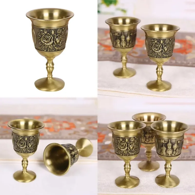 for Retro Goblet European Court Style High End Restaurant Hotel Clubhouse Decoration Baijiu Cup