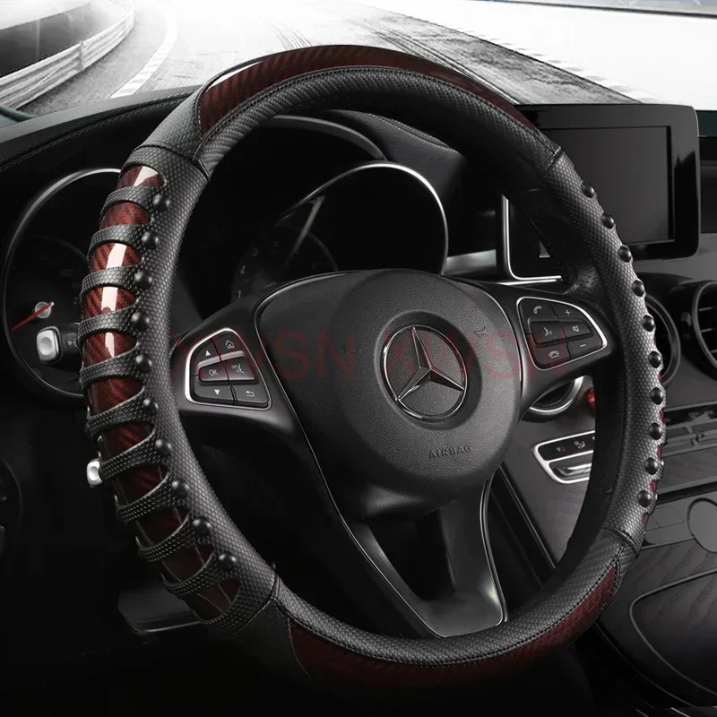 Micro Fiber Leather Steering Wheel Cover for Chery OMODA 5 Tiggo 5 Tiggo 7 Tiggo 8 PLUS Jaecoo J7 Car Accessories