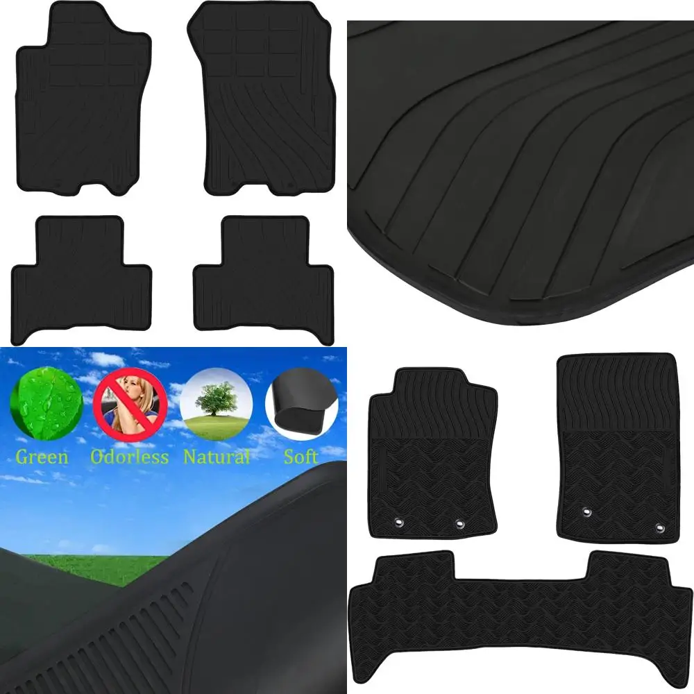 

Автомобильные коврики на заказ, подходят для Toyota FJ Cruiser 2007-2014, черные резиновые автомобильные коврики, защита от любых погодных условий