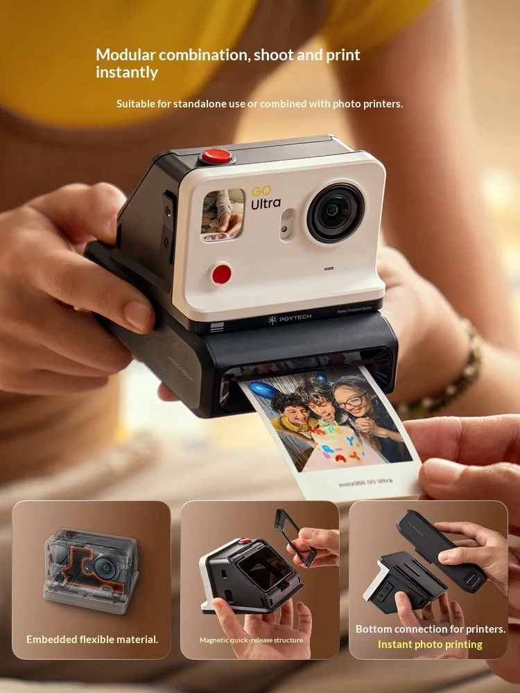 PGYTECH GO Ultra FunCam Box/Set P-GM-446 Instant Camera Protective Camera Case For Insta360 GO Ultra With Wrist Strap view 5