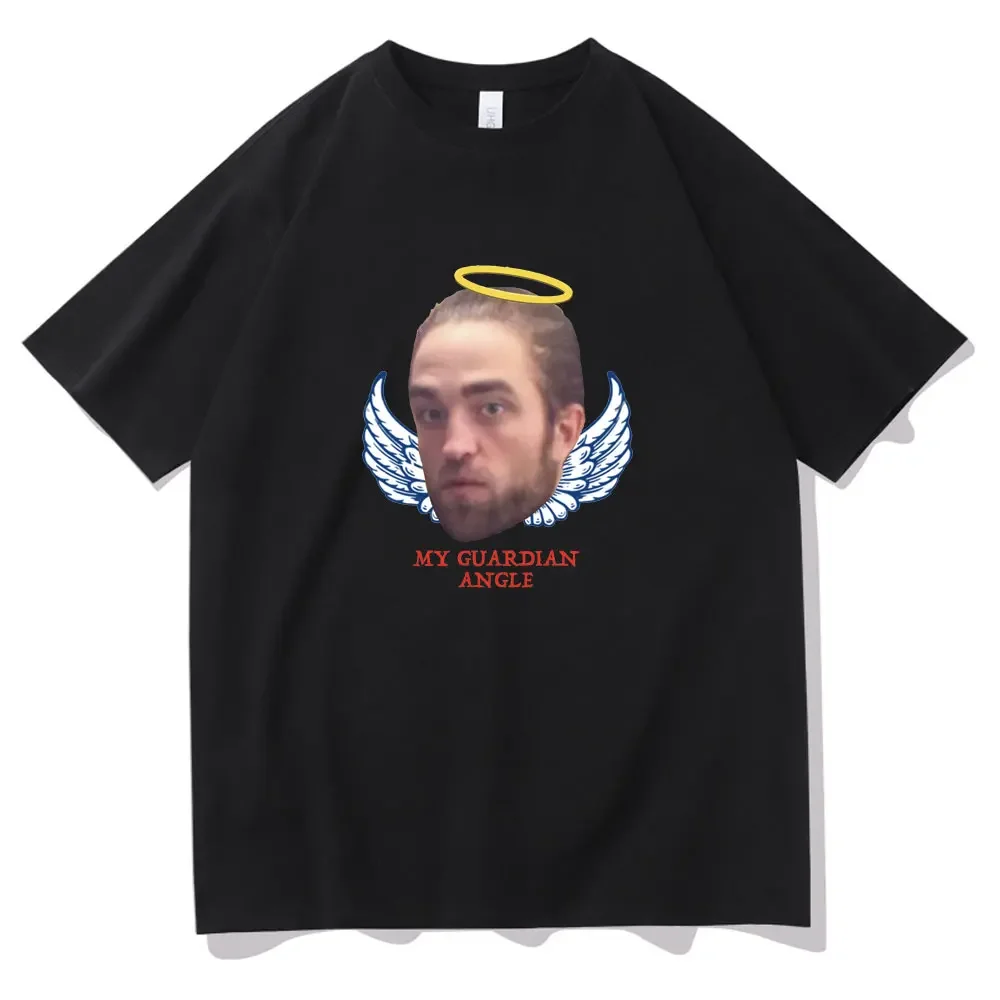 

Funny T-shirt For Women Robert Pattinson Standing Meme Tshirt Women Harajuku Retro Short Sleeve Summer New Kawaii T Shirt