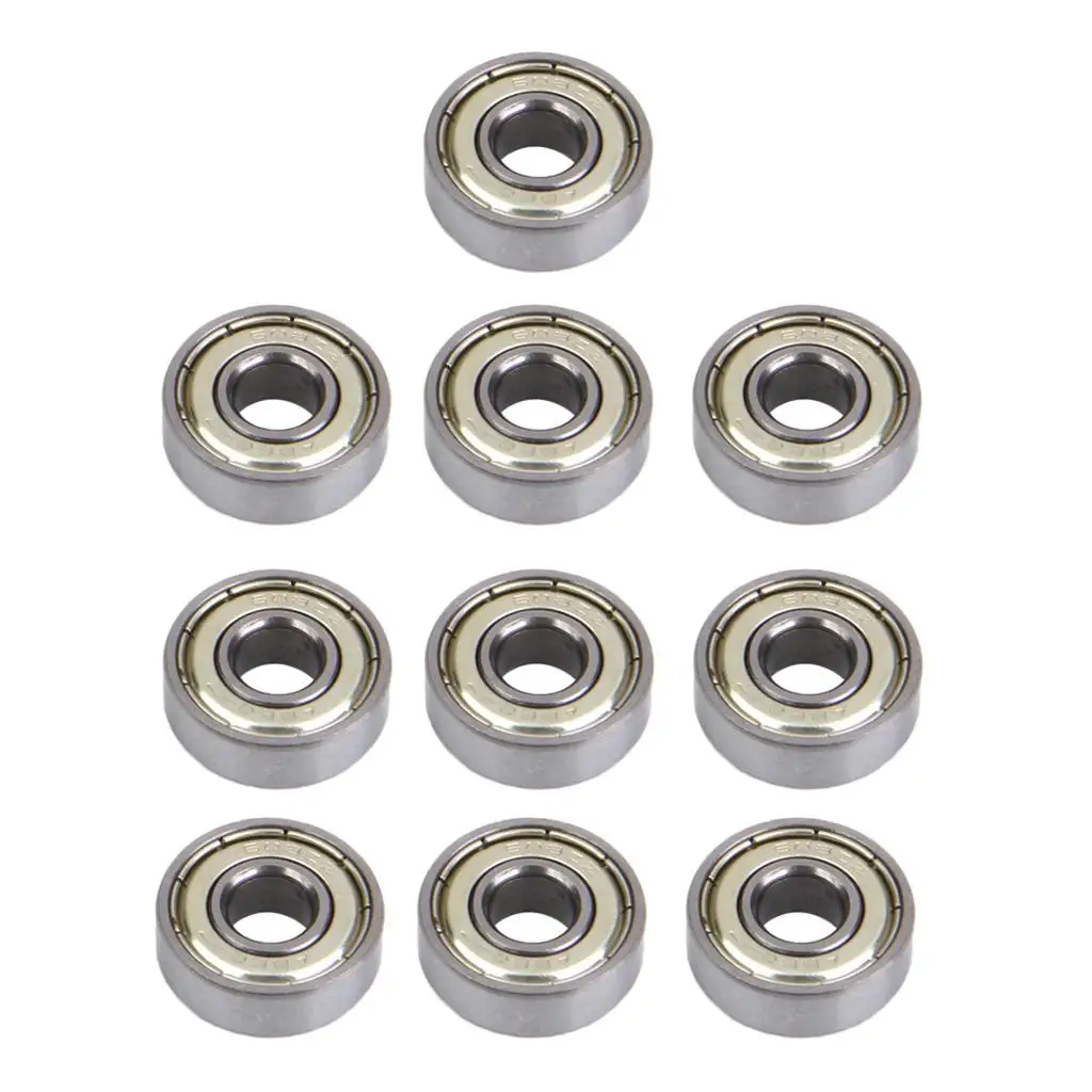 10-pack 60 lagers (ABEC-7), skateboardlagers, stalen lagers voor, inline skates, scooters, rolschaatsen en lange planken