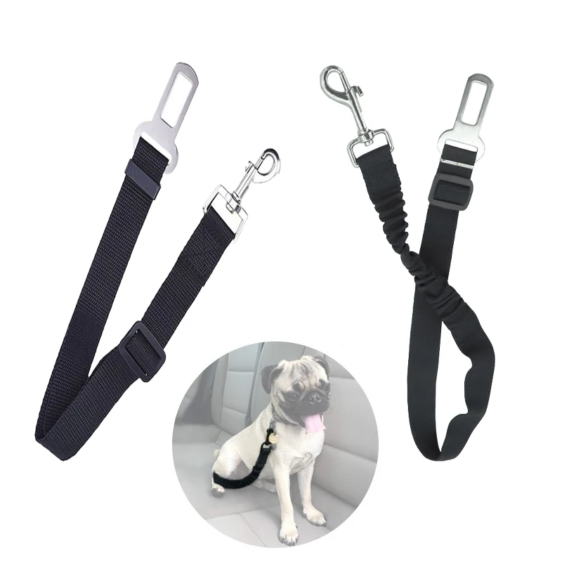 Adjustable Car Dog Safety Leash Lead Cat Harness Adjustable Seat Belt Lead Leash Small And Medium Pet Travel Accessories