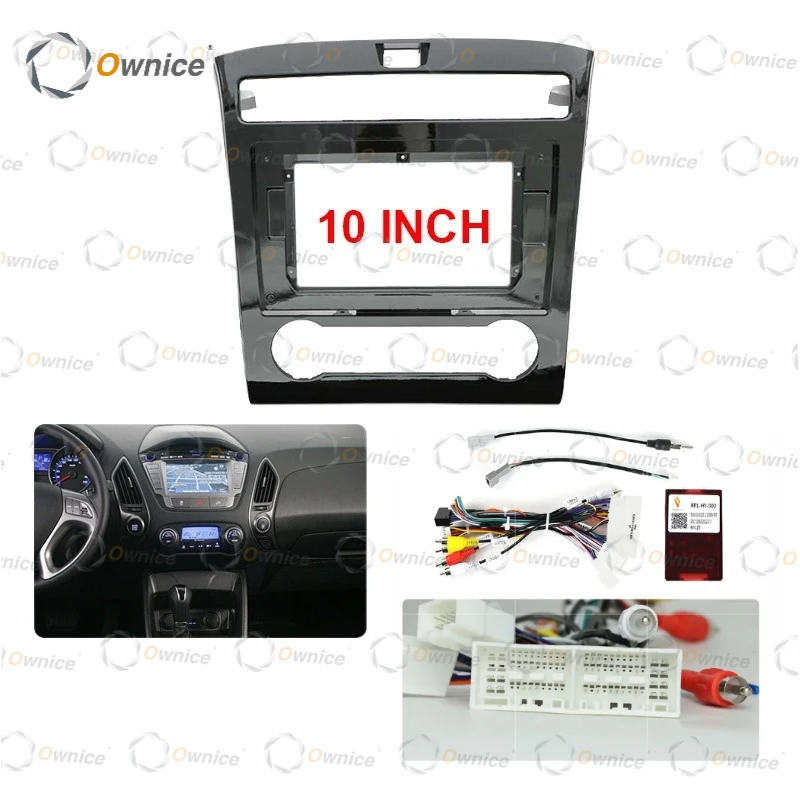 Автомобильная Android-магнитола Ownice 10.1 Quadlock с рамкой для Hyundai Tucson IX35 2021, 2DIN, панель стереосистемы, 16-контактный проводной кабель, блок Canbus