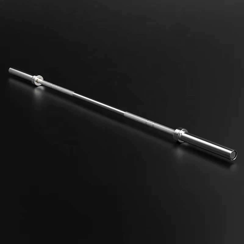 Commercial Chrome 14kg Bearing Curl Bar 700 lb 1.8m Power Lifting Workout Training Barbell Free Weights Capacity