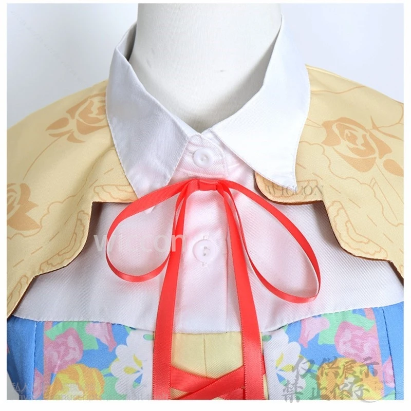 Kiriya Aoi Anime Aikatsu! cosplay Kawaii Idolo giapponese Jirai Kei Costume Abito floreale Lolita Belle ragazze Uniform Parrucche personalizzate