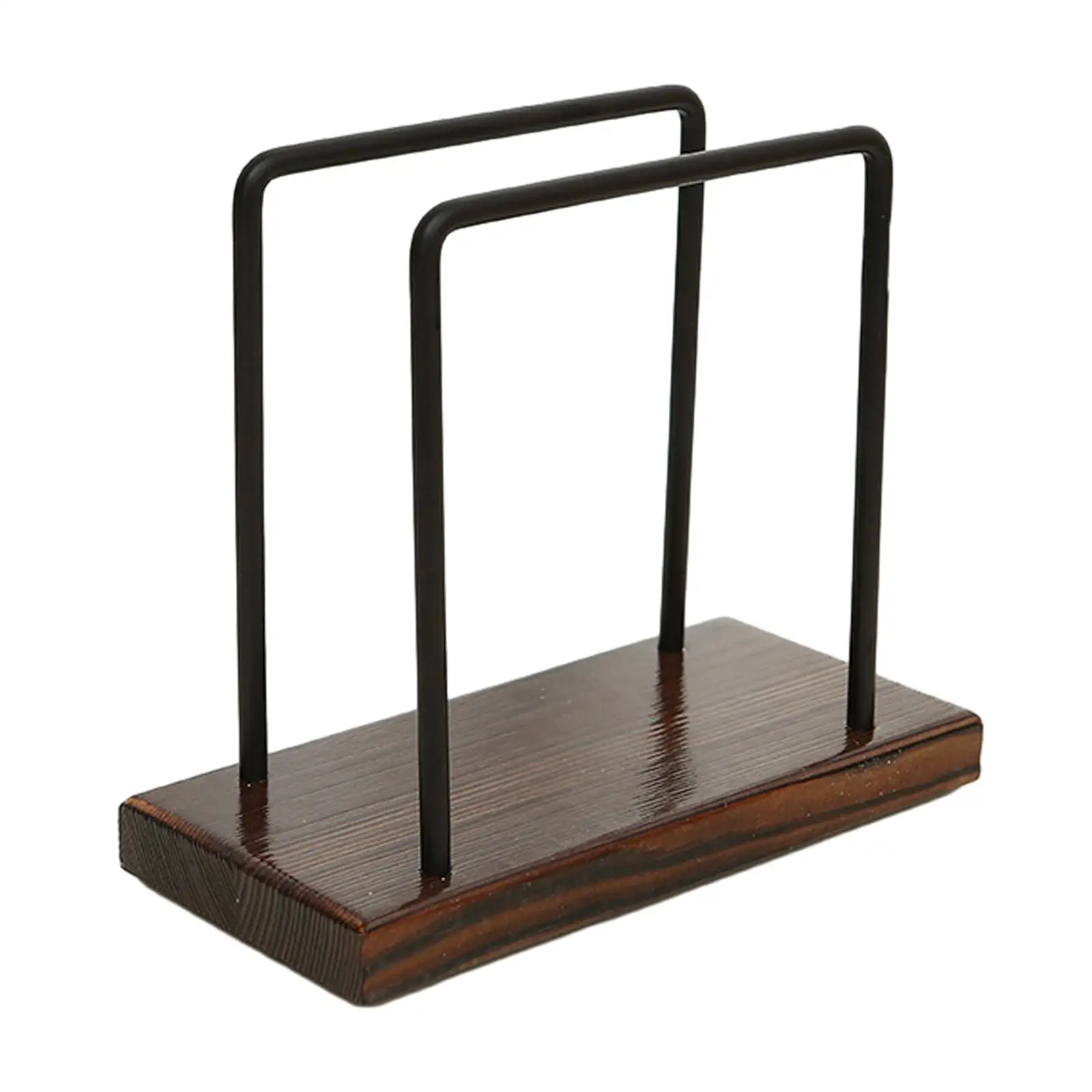 Farmhouse Wooden Napkin Stand Tabletop Holder Freestanding Paper Dispenser Vintage Decor Desktop Tissue Organizer for Kitchen