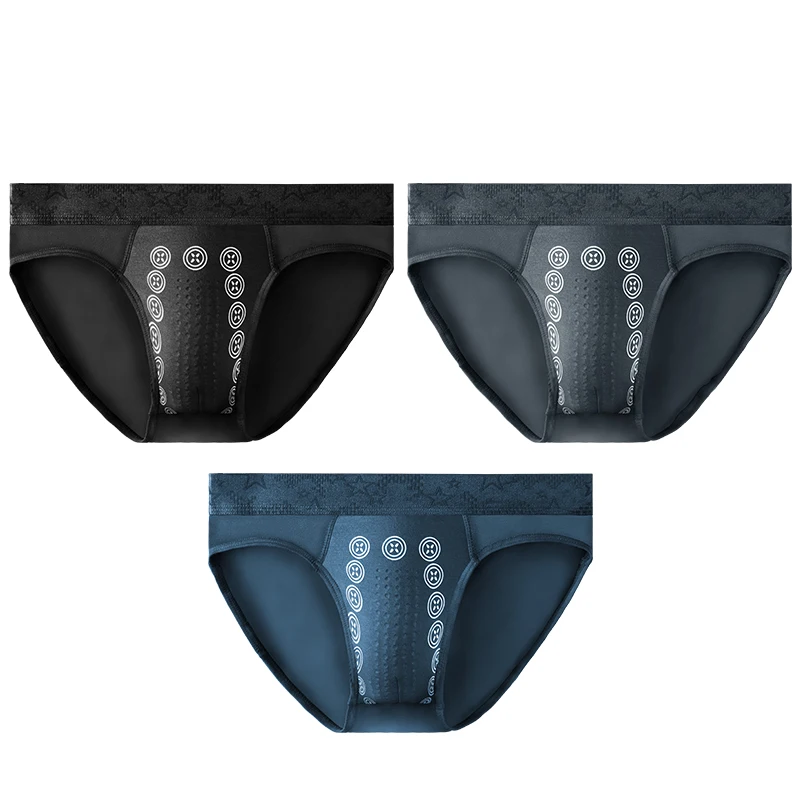 

Мужские летние тонкие и сексуальные шорты-треугольники, 2 шт., с антибактериальным эффектом отрицательных ионов, удобные и дышащие, короткие шорты с низкой талией.