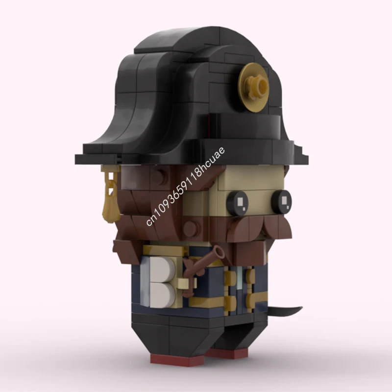 203 Stück MOC Hector Barbossa Pirates the Caribbeaness Brickheadz Modellbausteine Montageidee Ziegelspielzeug Weihnachtsgeschenke