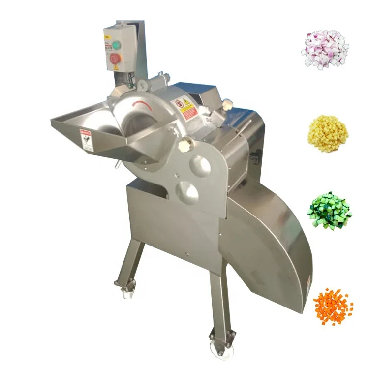 

Industrial Automatic Vegetable Fruit Cube Cutting Machine Carrot Onion Tomato mango Coconut Dicer Cutting Machine