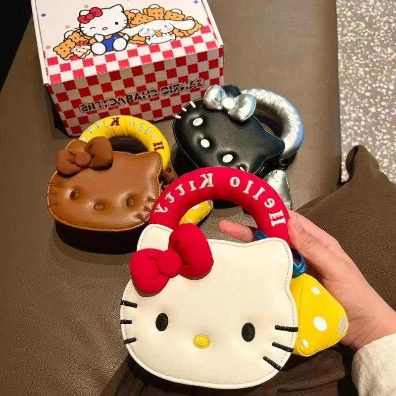 Yk2 Sanrio Hello Kitty Shoulder Bag Kawaii Kt Fashion The Spice Girls Women Wallet Cartoon Purses Handbags Trendy Birthday Gift