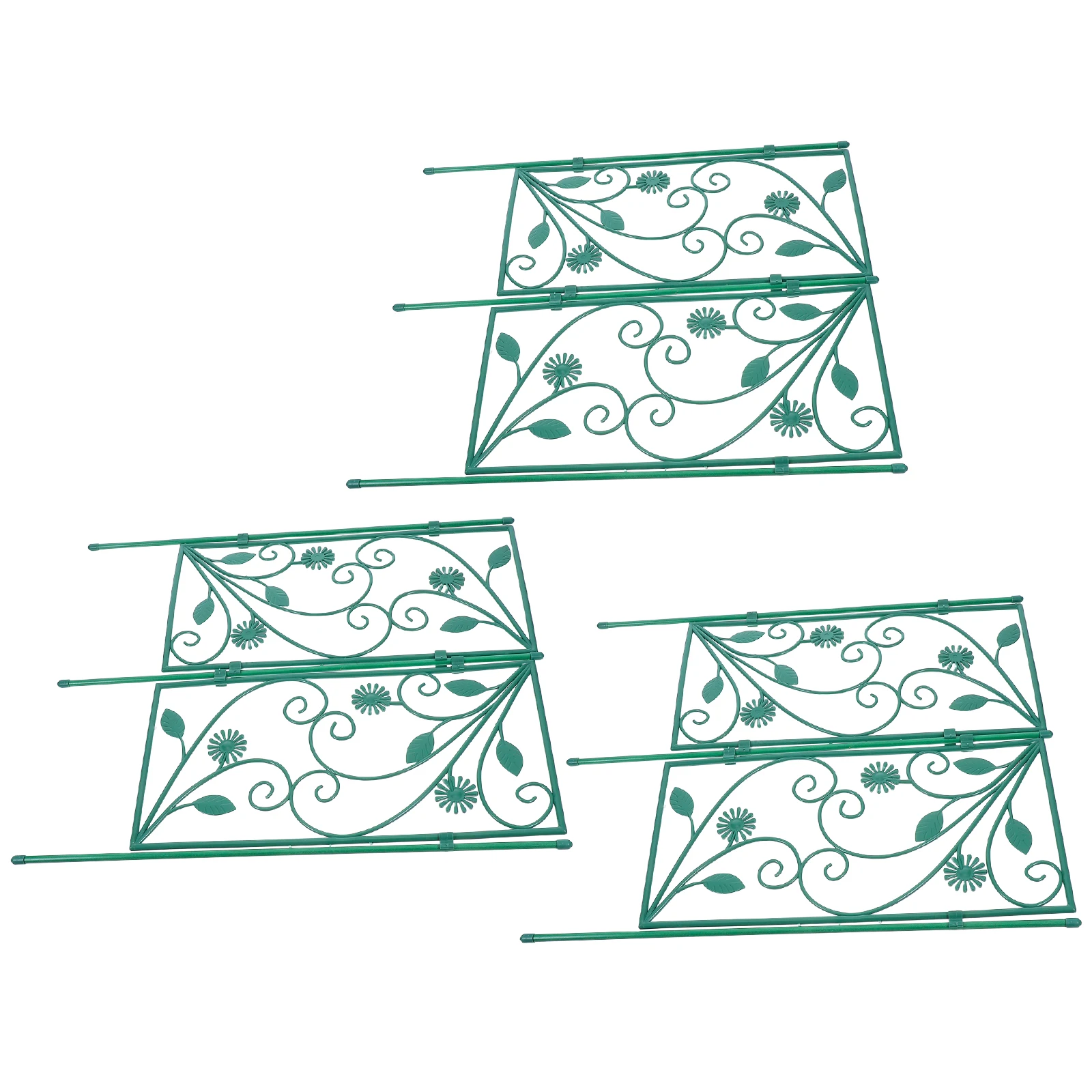 

6pcs Garden Trellis For Plants Plant Climbing Stand Support Stake Vine Potted Rack Landscape Outdoor Indoor Green Plant Support