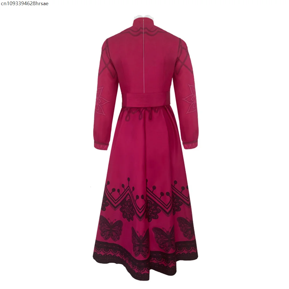 新作アニメフルセット赤いドレスハロウィンパーティーコスプレコスチューム仮面舞踏会ステージ衣装2025