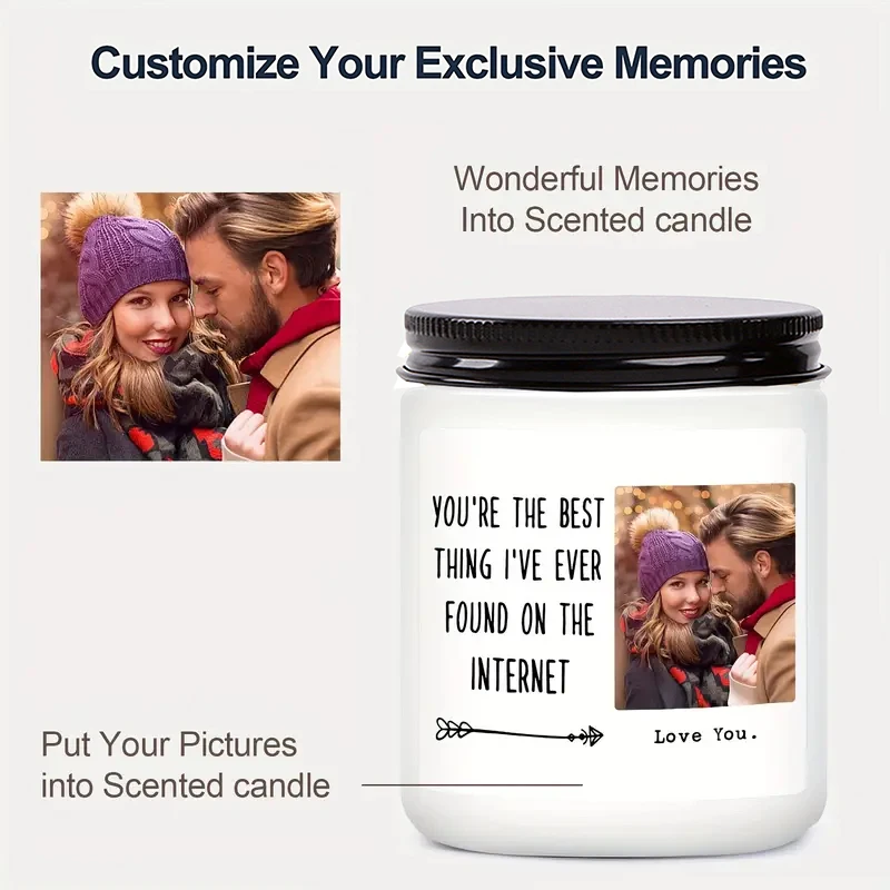 

7oz（200g）Customized Aromatherapy Candle Gift You're the Best Thing I Found Online, Birthday Gift, Christmas Gift