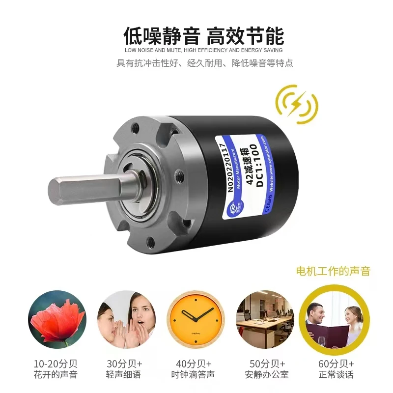 42mm planetary reducer Planetary reducer motor accessories