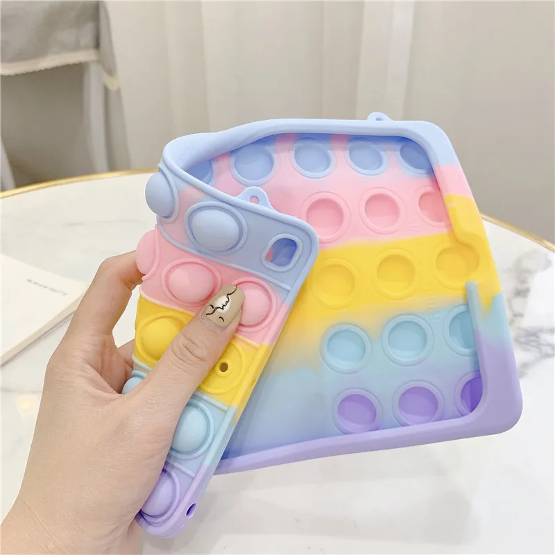 Relive Stress Cover For Huawei MatePad T10s 10.1 T10 9.7 Bubble Fidget Silicone Tablet Case For Huawei Mate pad T 10S AGS3-L09