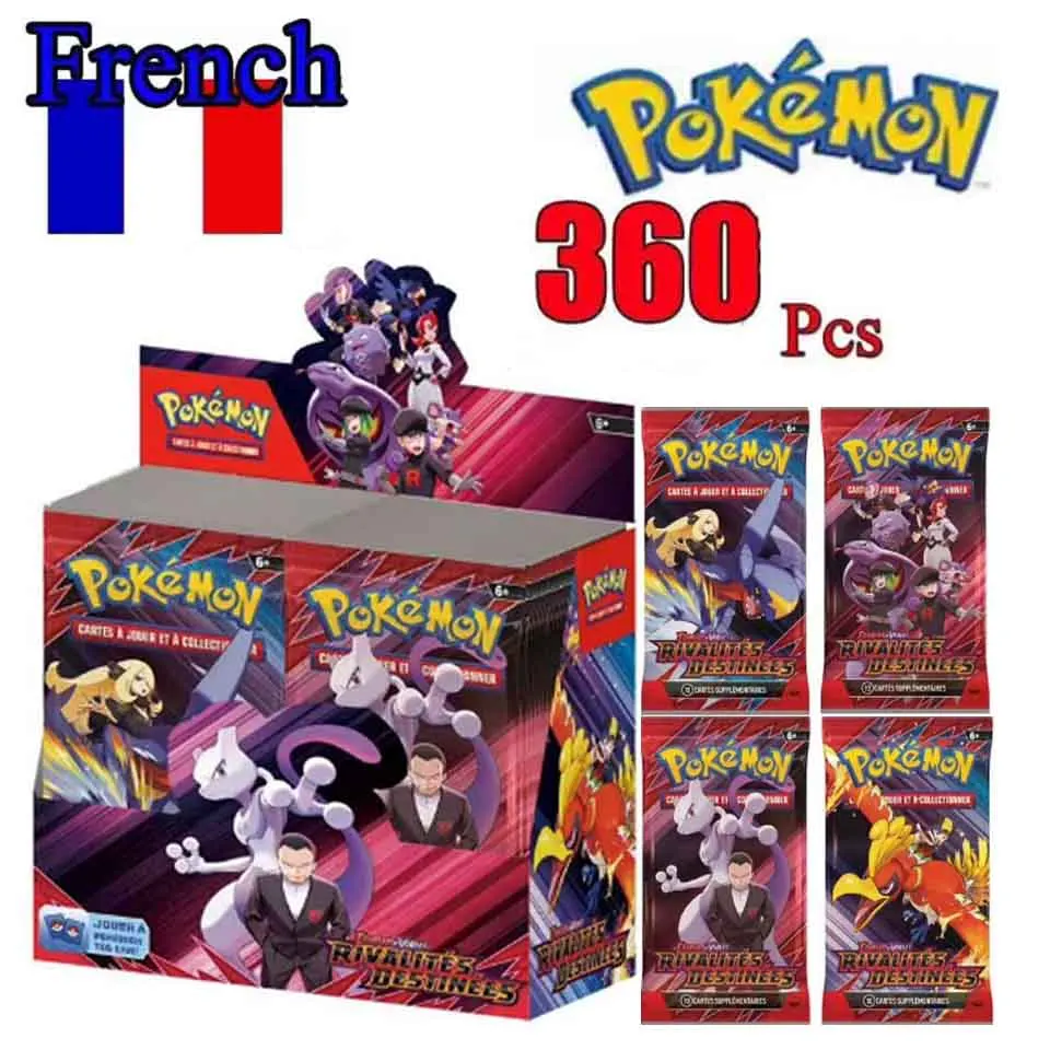 ** NUEVAS RIVALES DESTINEDES 360 piezas Pokemon tarjeta viaje juntos Ultra Prism inglés español francés refuerzo batalla transacción regalo