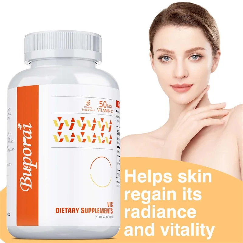 Vitamin C Supplement - Skin Nutrition Health,Promote The Formation of Collagen and Maintain The Normal Function of The Skin