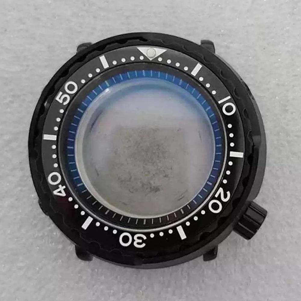 

NH35 Case 45mm, Stainless Steel Watch Case, Mineral Glass Blue Inner Shadow Case for NH35 NH36 Movement Watch Shell 28.5mm Dial