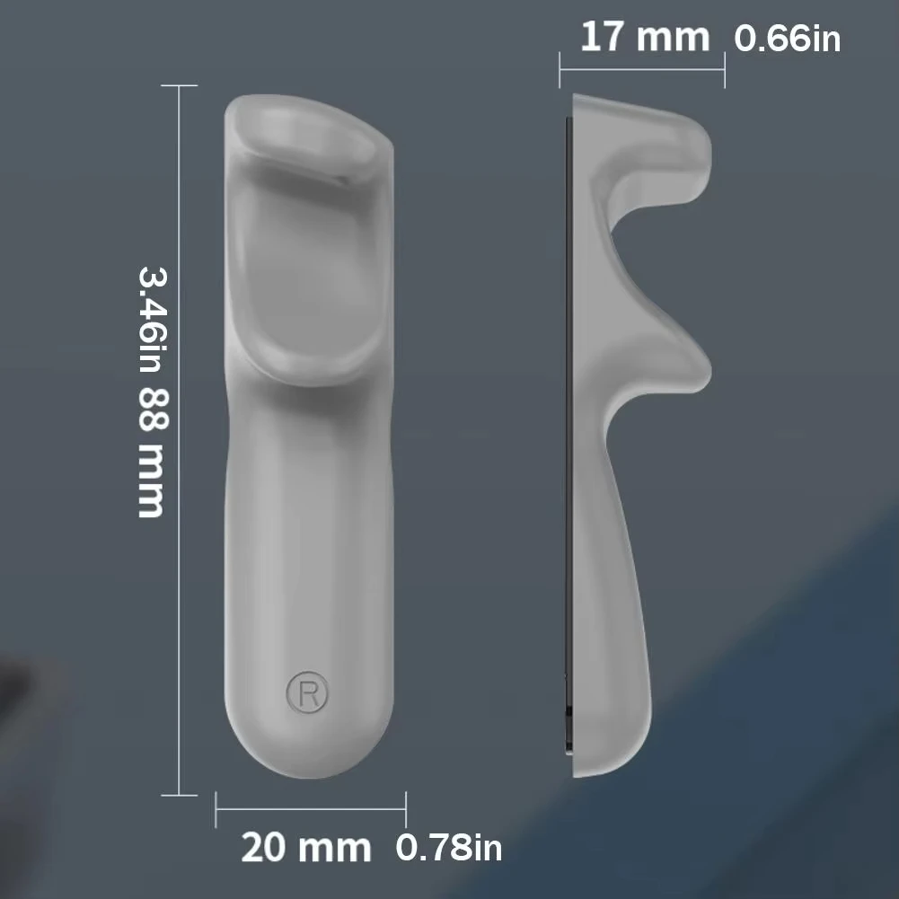 Poggiamano per impugnatura da gioco per tablet da 2 pezzi per iPad PUBG Mobile Controller in silicone antiscivolo Gamepad Tablet Maniglia da gioco portatile Assist