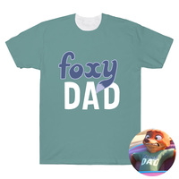 Foxy Dad Tee Zootopia 2 Nick Wilde Cartoon T Shirt Humor Foxy Print Short Sleeve Top Wpmen Men Couples Dress Creative Gift Shirt