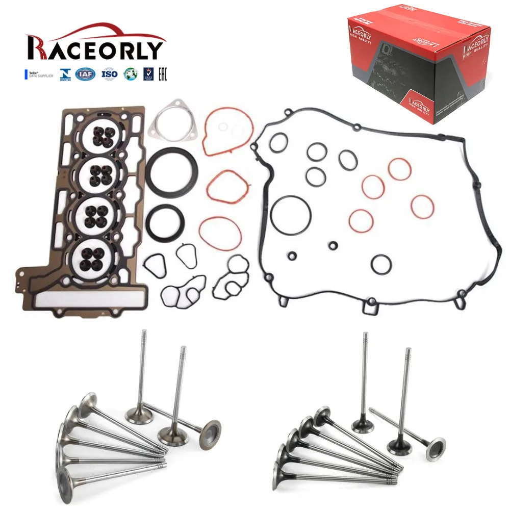 

RACEORLY Rebuild Gasket & Valve Set For BMW MINI Cooper S 116i R55 R56 1.6 N13