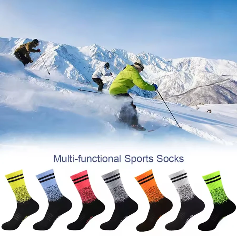 

1 Pair/3 Pairs Cycling Socks Men Women Running Socks Wear-resistant Camping Hiking Socks Socks Thickened Ski Socks