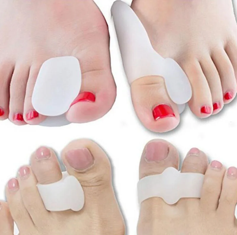 

HANRIVER 4 piece in hallux valgus orthotics Toe separator The silicone orthotics