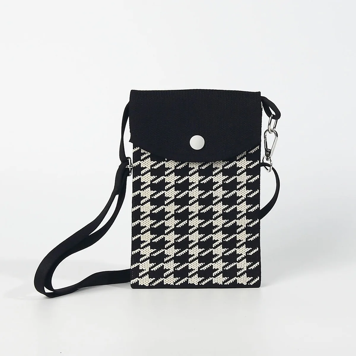 Simple and High-End Knitted Phone Bag, Fashionable, Versatile, Practical, Durable and Reusable, Can Be Worn as a Shoulder Bag, Crossbody Bag or Handbag, Suitable for Carrying Mobile Phones, Keys, Coins, Cards and Other Items When Going Out or Outdoors, Meeting Daily Needs