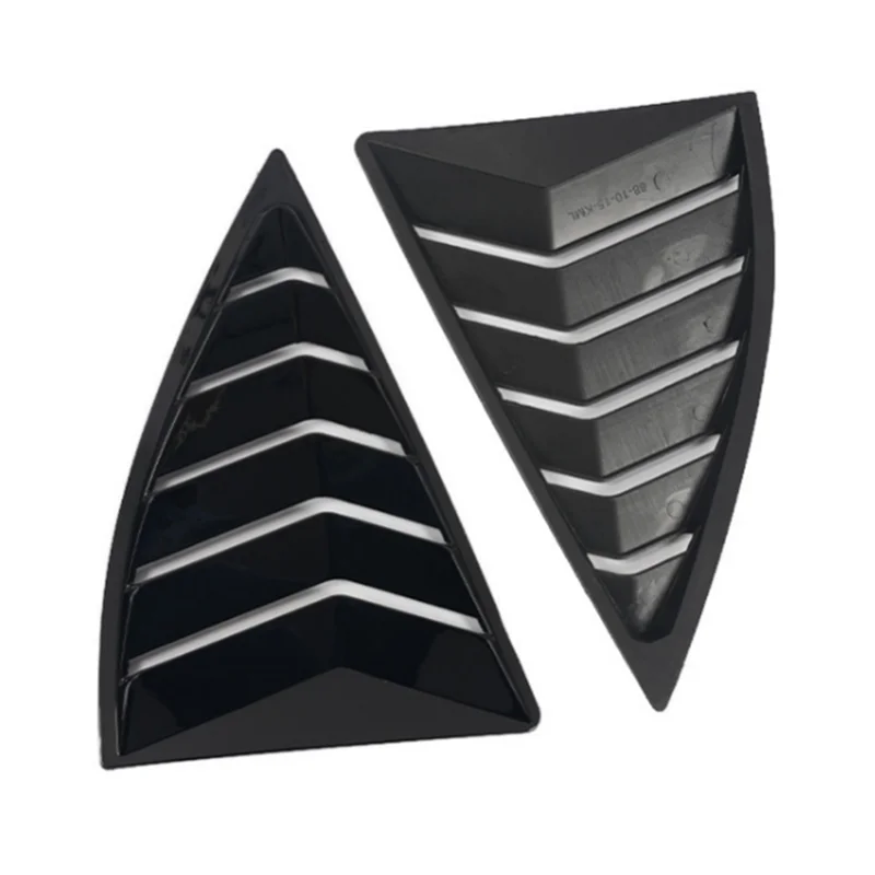 

A22E-Hot Selling Tiypeor Quarter Style Gloss Black Car Side Window Louver For Camaro 5Th Gen 2010 - 2015