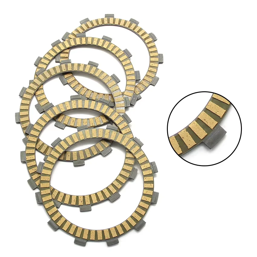 Clutch Friction Plates Kit 341‑16321‑13 For Yamaha XS400 XS400J XS400K XS400RJ XS400RK 1982‑1983 Vintage Motorcycle Clutch Disc