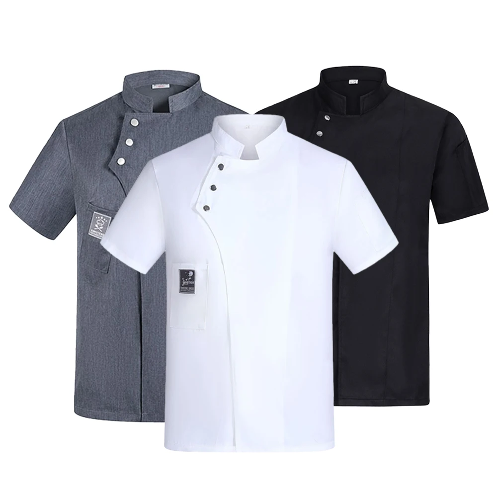 Professione Giacca da cuoco Pizzaiolo Costume da cuoco Uniforme da lavoro per servizio di ristorazione di alta qualità per catering, mensa, caffè, cottura domestica