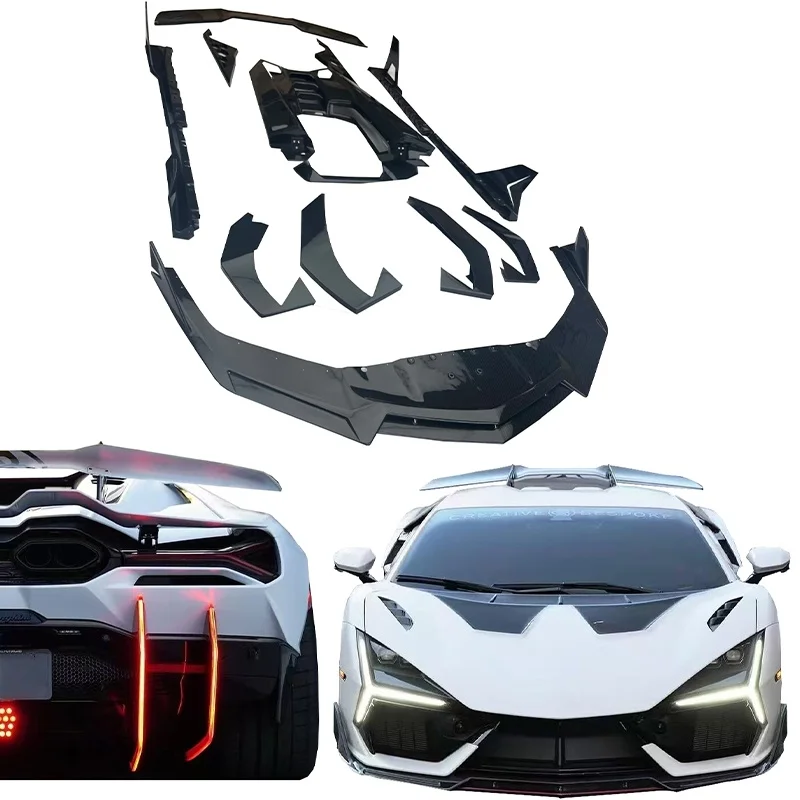 Complete OEM Facelift Conversion & Custom BuildFor Revuelto Upade D Style Dry Carbon Fiber Kit Extreme MakeoverBody Kit