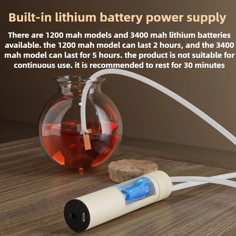 يده أواني النبيذ الكهربائية موزع خزان النبيذ المنزلية الخافق شفط Baijiu تصفية شفط النبيذ التلقائي