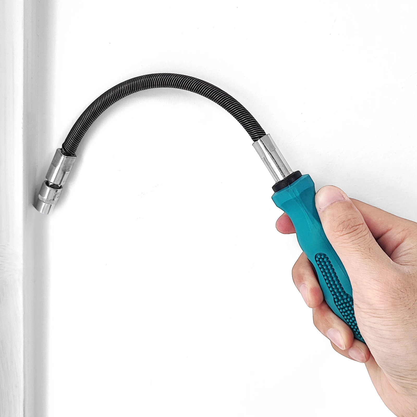 1 шт., 1/4 дюйма, квадратный адаптер, гибкий торцевой ключ, многофункциональная гибкая шлифовальная отвертка с нескользящей мягкой ручкой