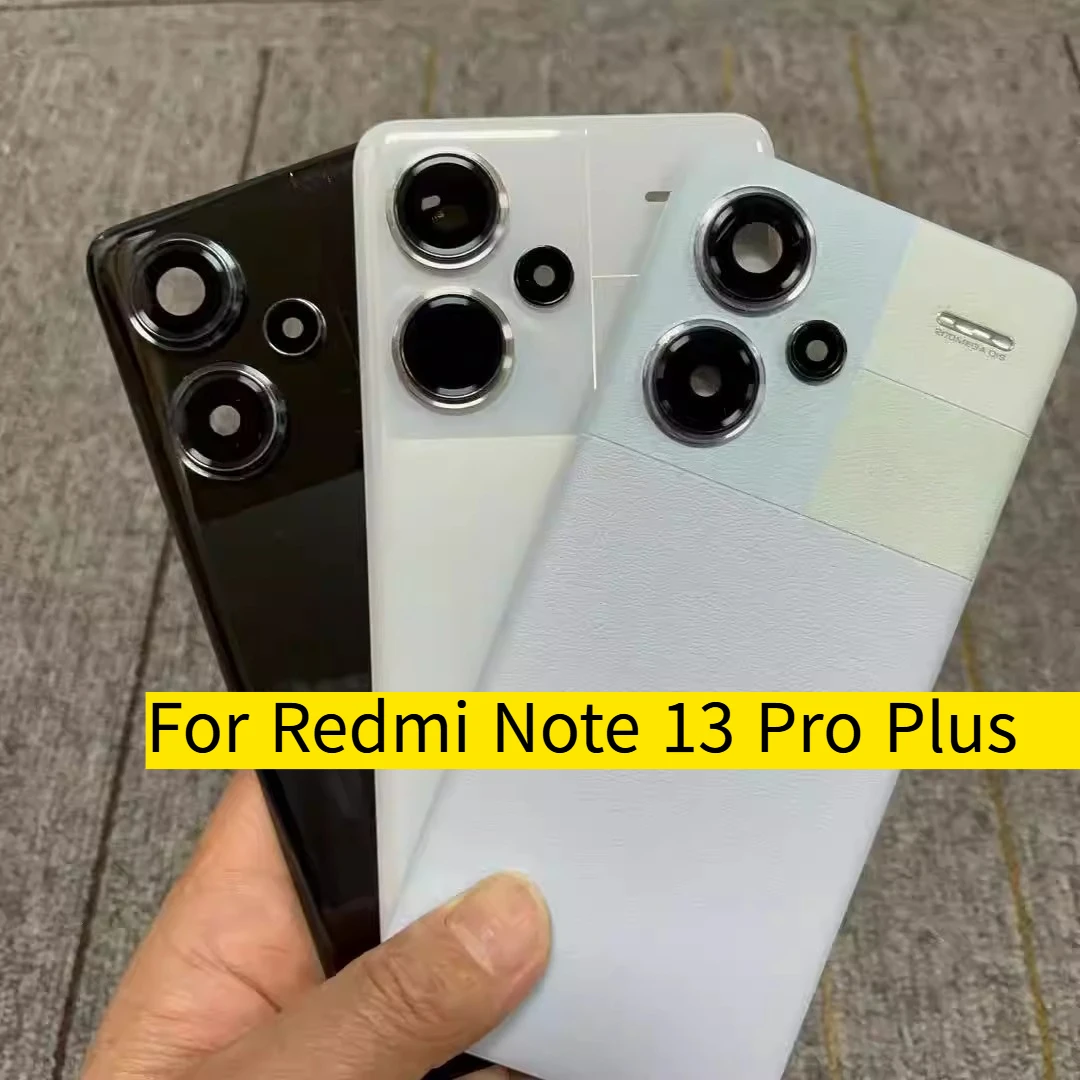 Ersatz für Redmi Note13 Pro Plus 5G / 13 Pro + Handy-Akku-Rückabdeckung, Rückglas, Gehäuse